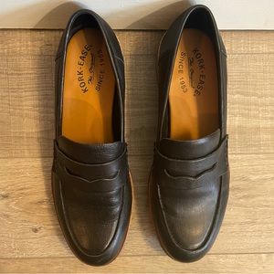 Kork-Ease Black Carlisle Penny Loafers size 9